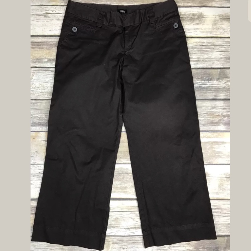 Massimo Flat Front Cropped Capri Pants